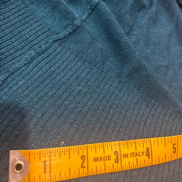 Moth v-neck tencel and wool blend full button front cardigan, size XS - Picture 4 of 6